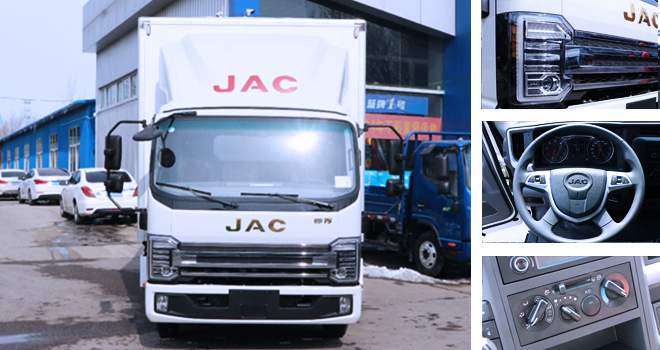 安徽康明斯1號動力+全新外飾 實拍江淮帥鈴Q6冷藏車